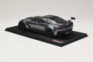 Chevrolet Corvette C7 ZR-1 Shadow Grey Metallic TopSpeed 1:18 TS0148 Smola – slika 5 od 6
