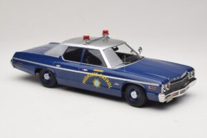 Dodge Monaco Nevada Highway Patrol Modra & Srebrna KK-Scale 1:18 KKDC181155 Kovina – slika 4 od 6