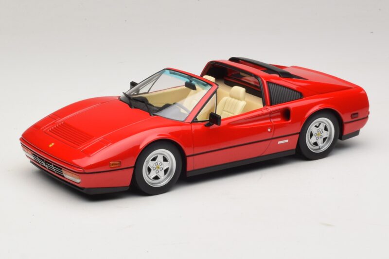 Ferrari 328 GTS Različica US Rdeč Beverly Hills Cop II Z Bež Notranjostjo KK-Scale 1:18 KKDC181701 Kovina