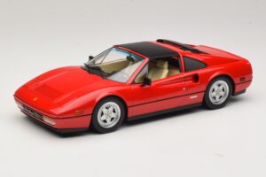 Ferrari 328 GTS Različica US Rdeč Beverly Hills Cop II Z Bež Notranjostjo KK-Scale 1:18 KKDC181701 Kovina – slika 2 od 7