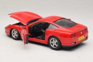Ferrari 550 Maranello Rdeč Majorette 1:18 5974 Kovina – slika 5 od 8