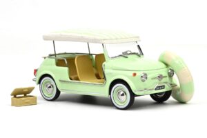 Fiat 500 Jolly Zelen Norev 1:18 187794 Kovina – slika 4 od 5