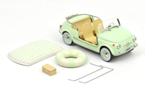 Fiat 500 Jolly Zelen Norev 1:18 187794 Kovina – slika 5 od 5