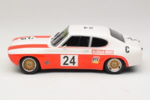 Ford Capri RS 2600 #24 D. Glemser / J. Mass 9 Hours of Kyalami Class Winner 1971 Minichamps 1:18 155718509 Diecast – slika 3 od 6