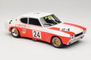 Ford Capri RS 2600 #24 D. Glemser / J. Mass 9 Hours of Kyalami Class Winner 1971 Minichamps 1:18 155718509 Diecast – slika 4 od 6