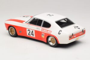 Ford Capri RS 2600 #24 D. Glemser / J. Mass 9 Hours of Kyalami Class Winner 1971 Minichamps 1:18 155718509 Diecast – slika 5 od 6
