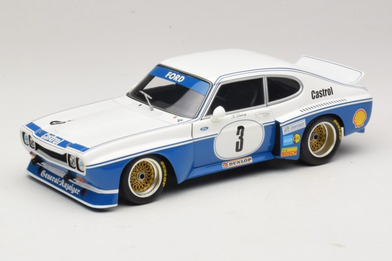 Ford Capri RS3100 #3 K. Ludwig Hockenheimring DRM 1975 Minichamps 1:18 180758003 Kovina