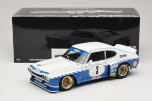 Ford Capri RS3100 #3 K. Ludwig Hockenheimring DRM 1975 Minichamps 1:18 180758003 Kovina – slika 8 od 8