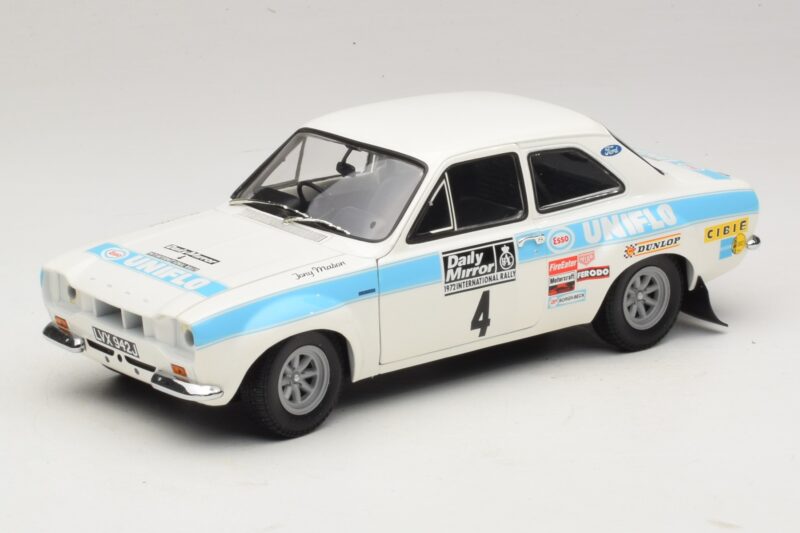 Ford Escort Mk1 RS1600 #4 R. Clark / T. Mason Winners RAC Rally 1972 Minichamps 1:18 100728104 Kovina