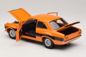 Ford Escort Mk1 RS1600 AVO Oranžna S Črnimi Progami Minichamps 1:18 100688104 Kovina – slika 5 od 8