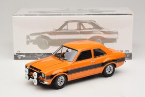 Ford Escort Mk1 RS1600 AVO Oranžna S Črnimi Progami Minichamps 1:18 100688104 Kovina – slika 8 od 8