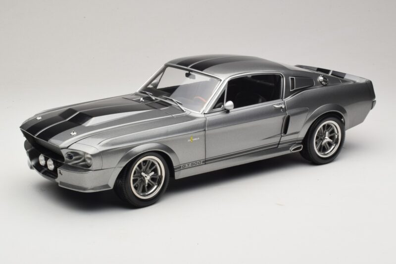 Ford Mustang Shelby GT500 Eleanor Siva Metalik & Črn KK-Scale 1:12 KKDC120171 Kovina