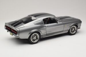 Ford Mustang Shelby GT500 Eleanor Siva Metalik & Črn KK-Scale 1:12 KKDC120171 Kovina – slika 3 od 8