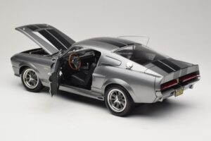 Ford Mustang Shelby GT500 Eleanor Siva Metalik & Črn KK-Scale 1:12 KKDC120171 Kovina – slika 5 od 8