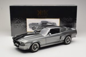 Ford Mustang Shelby GT500 Eleanor Siva Metalik & Črn KK-Scale 1:12 KKDC120171 Kovina – slika 8 od 8