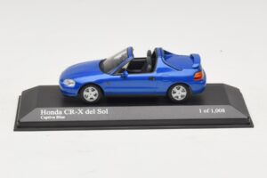 Honda CR-X del Sol EG2 Modra Metalik Minichamps 1:43 400161931 Kovina