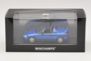 Honda CR-X del Sol EG2 Modra Metalik Minichamps 1:43 400161931 Kovina – slika 5 od 5