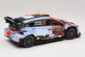 Hyundai i20 N Rally1 #11 T. Neuville / M. Wydaeghe Rally Monte Carlo 2026 IXO 1:18 18RMC270B Kovina – slika 2 od 6