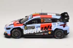 Hyundai i20 N Rally1 #11 T. Neuville / M. Wydaeghe Rally Monte Carlo 2026 IXO 1:18 18RMC270B Kovina – slika 3 od 6