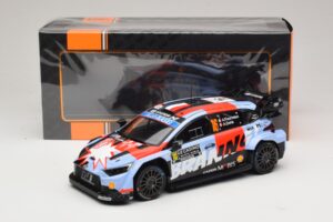 Hyundai i20 N Rally1 #16 A. Fourmaux / A. Coria Rally Monte Carlo 2026 IXO 1:18 18RMC270A Kovina – slika 6 od 6