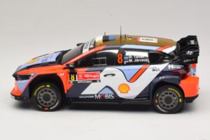 Hyundai i20 N Rally1 #8 O. Tanak / M. Jarveoja Rally Portugal 2025 IXO 1:18 18RMC251A Kovina – slika 3 od 6