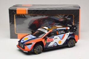 Hyundai i20 N Rally1 #8 O. Tanak / M. Jarveoja Rally Portugal 2025 IXO 1:18 18RMC251A Kovina – slika 6 od 6