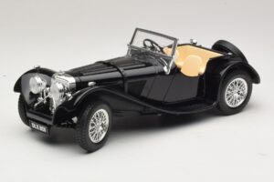 Jaguar SS100 Roadster Črn Bburago 1:18 3006-M3 Kovina