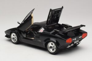 Lamborghini Countach 5000 Quattrovalvole Črn Bburago 1:18 3337 Kovina – slika 5 od 8