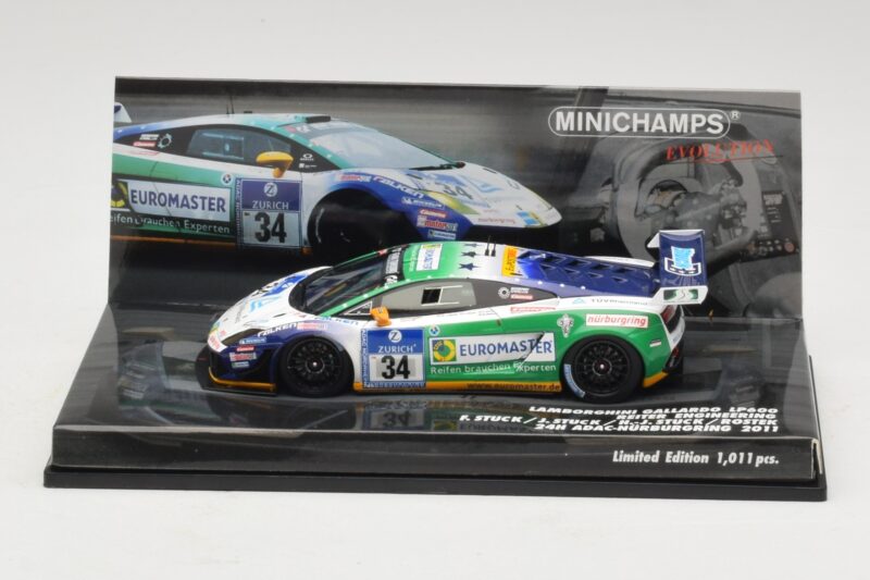 Lamborghini Gallardo LP600 GT3 #34 Reiter Engineering H-J. Stuck 24 Hours of Nurburgring 2011 Minichamps 1:43 437111284 Kovin