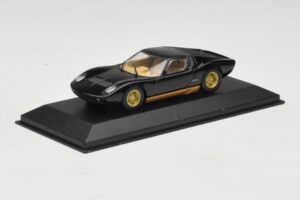 Lamborghini Miura P400 Črn Minichamps 1:43 430103004 Kovina – slika 2 od 5