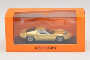 Lamborghini Miura P400 Zlat Maxichamps 1:43 940103002 Diecast – slika 5 od 5