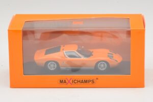 Lamborghini Miura P400 Oranžen Maxichamps 1:43 940103001 Diecast – slika 5 od 5