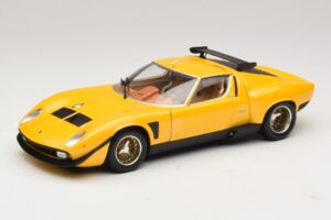 Lamborghini Miura SVR Rumen & Črn Kyosho 1:18 08319GY Kovina