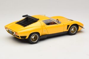 Lamborghini Miura SVR Rumen & Črn Kyosho 1:18 08319GY Kovina – slika 3 od 8