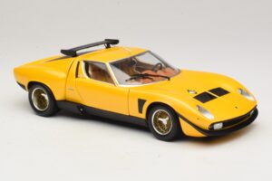 Lamborghini Miura SVR Rumen & Črn Kyosho 1:18 08319GY Kovina – slika 6 od 8