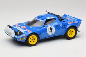Lancia Stratos HF #4 B. Darniche / A. Mahe Rally Monte Carlo 1979 Solido 1:18 9019 Kovina
