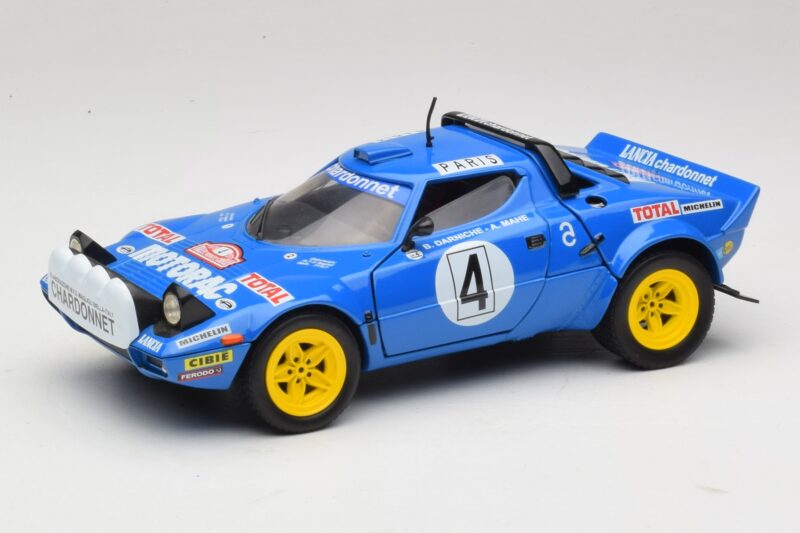 Lancia Stratos HF #4 B. Darniche / A. Mahe Rally Monte Carlo 1979 Solido 1:18 9019 Kovina