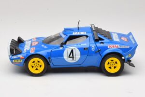 Lancia Stratos HF #4 B. Darniche / A. Mahe Rally Monte Carlo 1979 Solido 1:18 9019 Kovina – slika 4 od 8