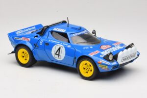 Lancia Stratos HF #4 B. Darniche / A. Mahe Rally Monte Carlo 1979 Solido 1:18 9019 Kovina – slika 6 od 8