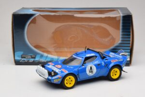 Lancia Stratos HF #4 B. Darniche / A. Mahe Rally Monte Carlo 1979 Solido 1:18 9019 Kovina – slika 8 od 8
