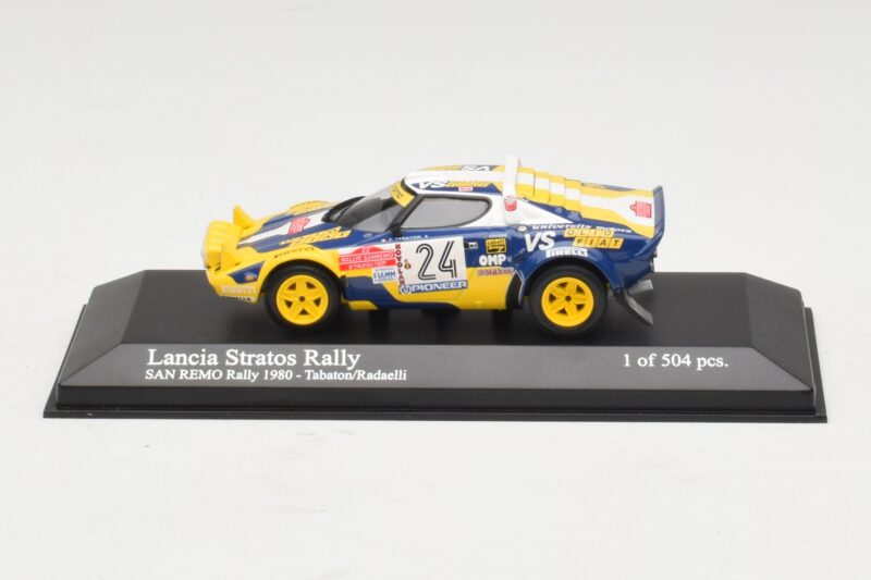 Lancia Stratos Rally #24 F. Tabaton / Radaelli San Remo Rally 1980 Minichamps 1:43 Lancia Stratos Rally #24 F. Tabaton / Radaelli San Remo Rally 1980 Minichamps 1:43 430801224 Kovina
