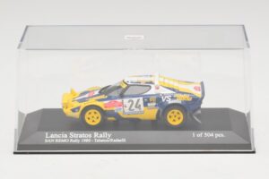 Lancia Stratos Rally #24 F. Tabaton / Radaelli San Remo Rally 1980 Minichamps 1:43 430801224 Kovina – slika 4 od 5