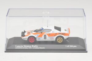 Lancia Stratos Rally #8 Livieratos / Manolis Acropolis Rally 1978 Minichamps 1:43 430781208 Kovina – slika 4 od 5