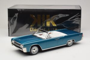 Lincoln Continental Convertible Turkizna Metalik KK-Scale 1:18 KKDC181524 Kovina – slika 7 od 7