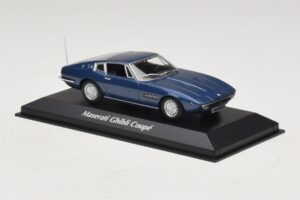 Maserati Ghibli Modra Metalik Maxichamps 1:43 940123321 Diecast – slika 3 od 5