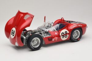Maserati Tipo 61 #98 C. Shelby Times Mirror GP For Sportscars 1960 Minichamps 1:12 120601298 Kovina – slika 2 od 8