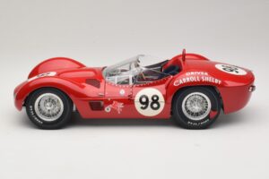 Maserati Tipo 61 #98 C. Shelby Times Mirror GP For Sportscars 1960 Minichamps 1:12 120601298 Kovina – slika 3 od 8