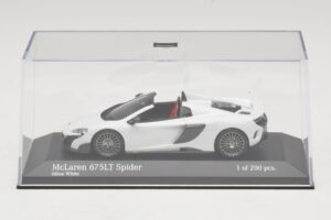 McLaren 675LT Spider Silica White Minichamps 1:43 537154432 Diecast – slika 4 od 5