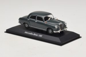 Mercedes 180 W120 Siv Maxichamps 1:43 940033100 Kovina – slika 3 od 5