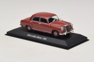 Mercedes 180 W120 Rdeč Maxichamps 1:43 940033101 Diecast – slika 3 od 5